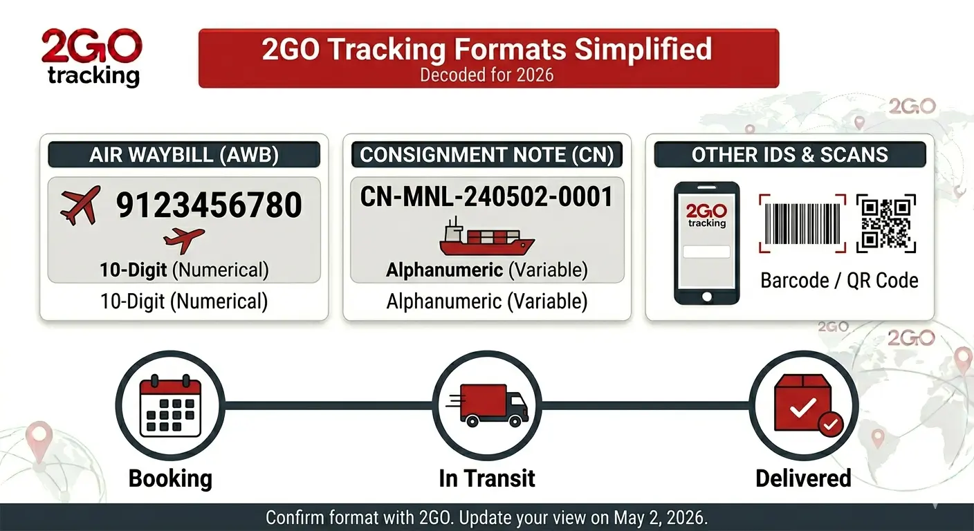 image for 2go tracking number format